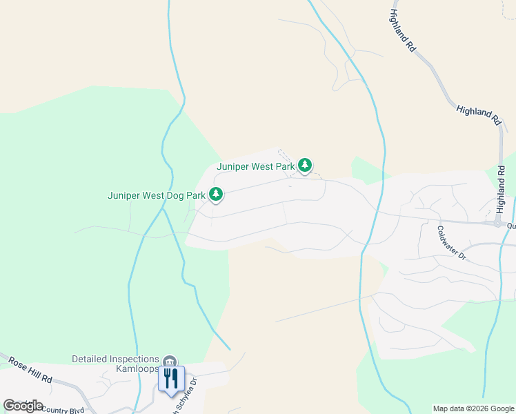 map of restaurants, bars, coffee shops, grocery stores, and more near in Kamloops