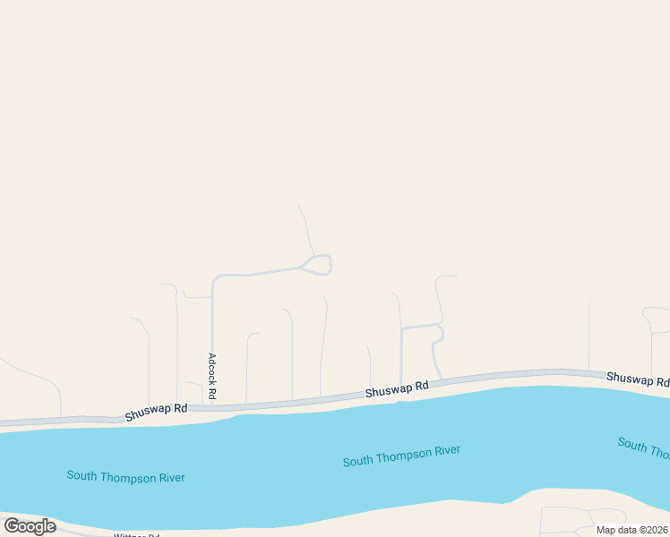 map of restaurants, bars, coffee shops, grocery stores, and more near 32 Adcock Road in Kamloops