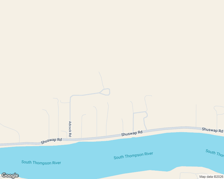map of restaurants, bars, coffee shops, grocery stores, and more near 32 Adcock Road in Kamloops