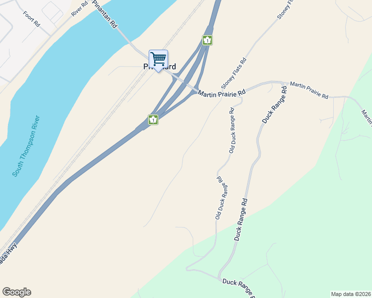 map of restaurants, bars, coffee shops, grocery stores, and more near 1589 Lance Road in Pritchard