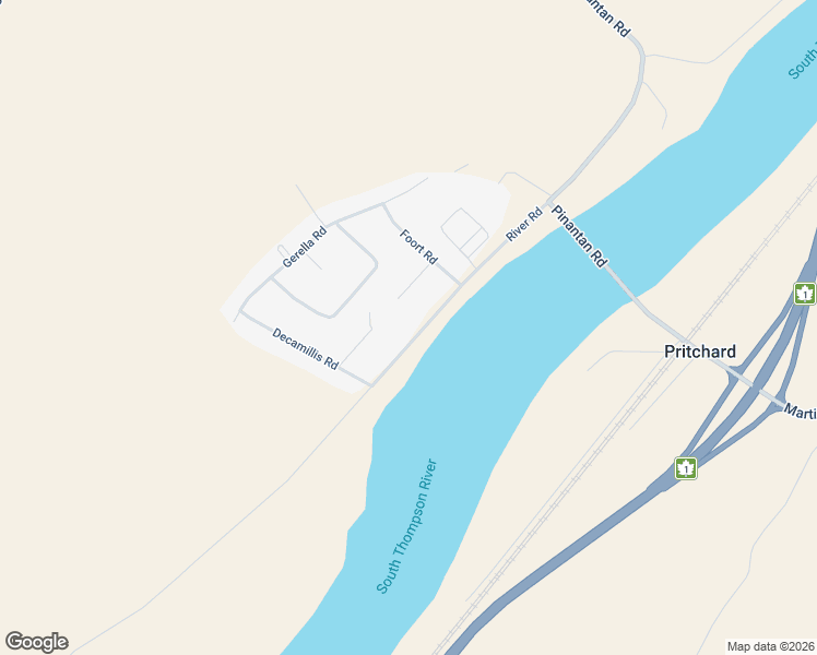 map of restaurants, bars, coffee shops, grocery stores, and more near 4953 River Road in Pritchard