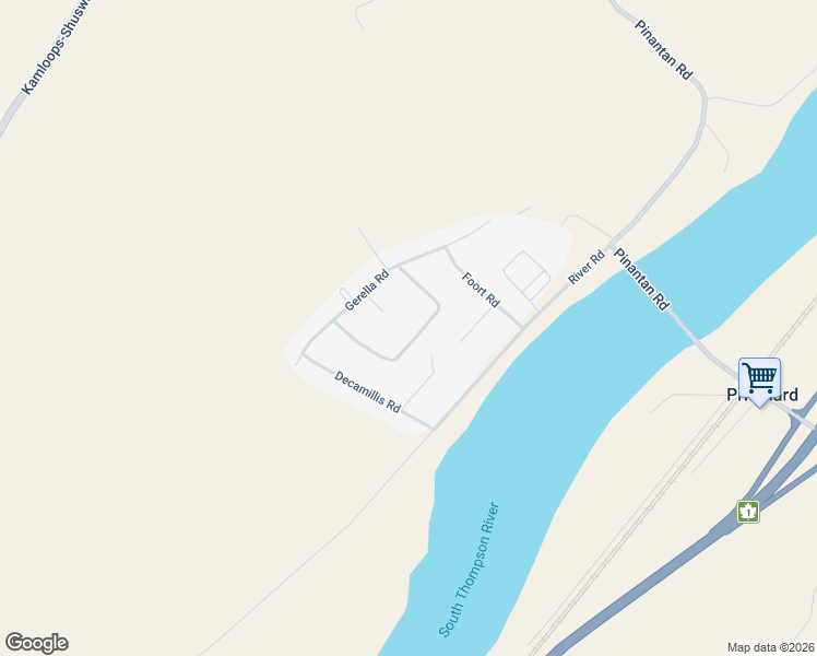 map of restaurants, bars, coffee shops, grocery stores, and more near 1348 Bostock Crescent in Pritchard