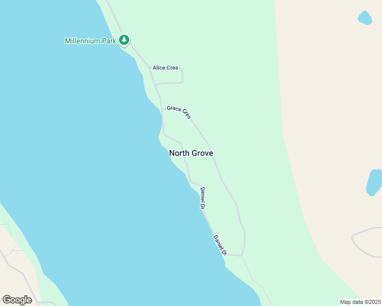 map of restaurants, bars, coffee shops, grocery stores, and more near in North Grove