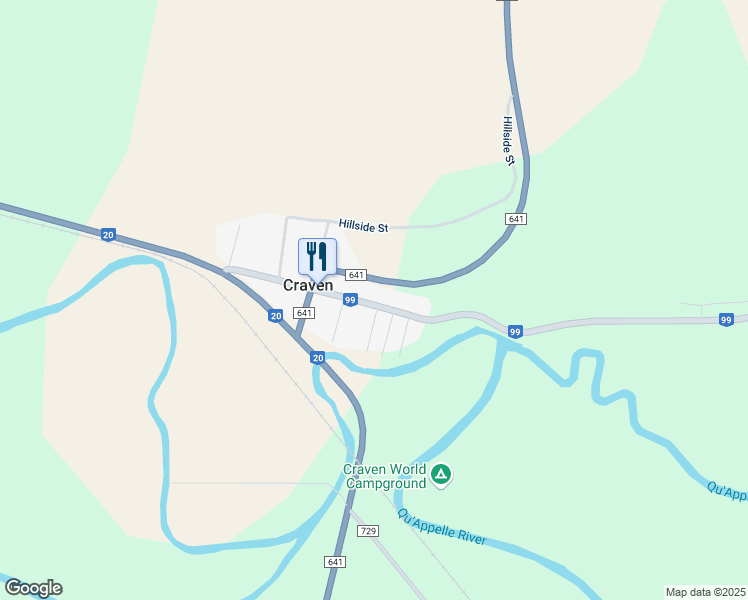 map of restaurants, bars, coffee shops, grocery stores, and more near 2 Maple Avenue in Craven