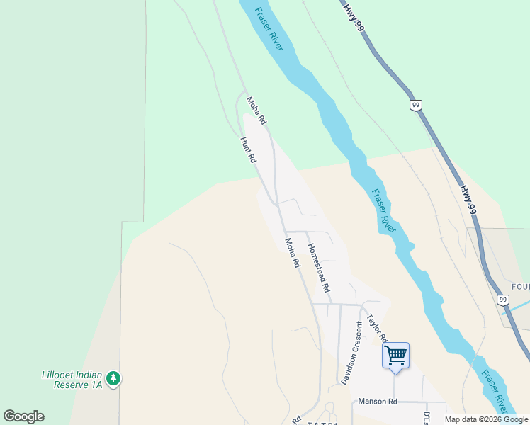map of restaurants, bars, coffee shops, grocery stores, and more near 125 Fleming Road in 100 Mile House