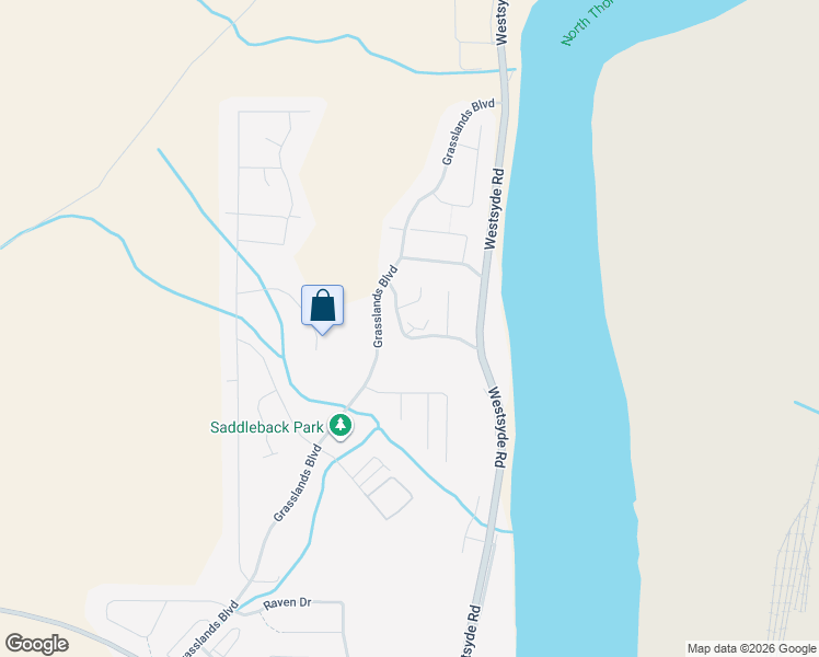 map of restaurants, bars, coffee shops, grocery stores, and more near 870 McQueen Drive in Kamloops