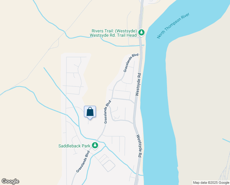 map of restaurants, bars, coffee shops, grocery stores, and more near 863 Alpine Terrace in Kamloops