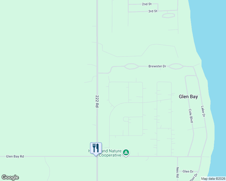map of restaurants, bars, coffee shops, grocery stores, and more near 22 Brewster Drive in Arnes