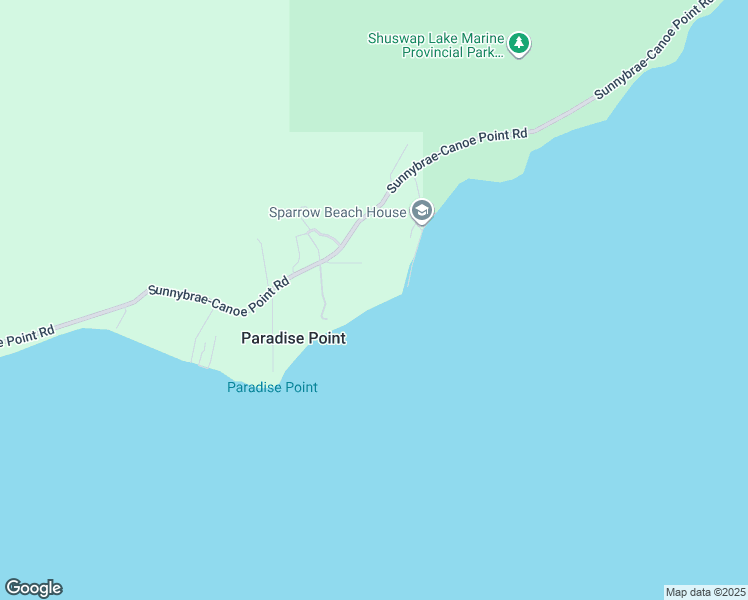 map of restaurants, bars, coffee shops, grocery stores, and more near 5416 C Sunnybrae-Canoe Point Road in Tappen