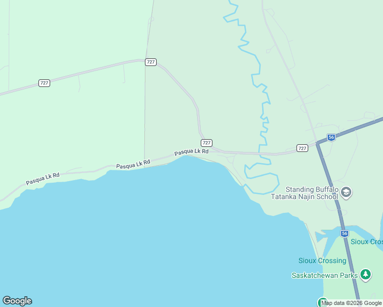 map of restaurants, bars, coffee shops, grocery stores, and more near Pasqua Street in Fort Qu'Appelle