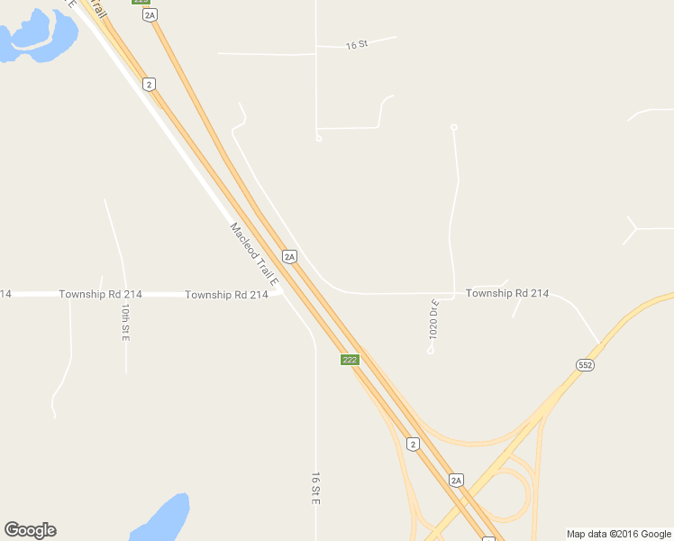 map of restaurants, bars, coffee shops, grocery stores, and more near 16006 274 Avenue East in De Winton