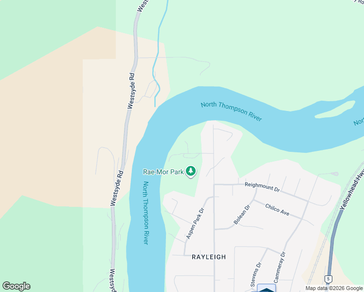 map of restaurants, bars, coffee shops, grocery stores, and more near 113 Arab Run Road in Kamloops