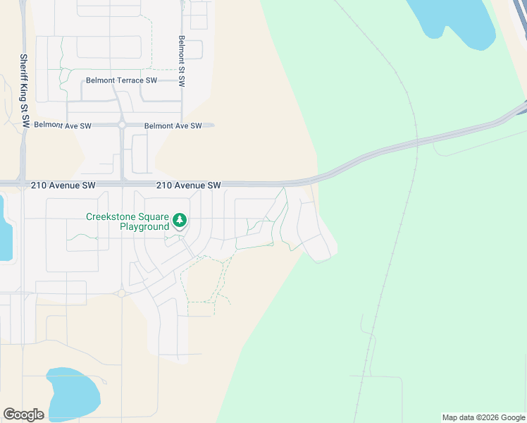 map of restaurants, bars, coffee shops, grocery stores, and more near 186 Creekstone Passage Southwest in Calgary