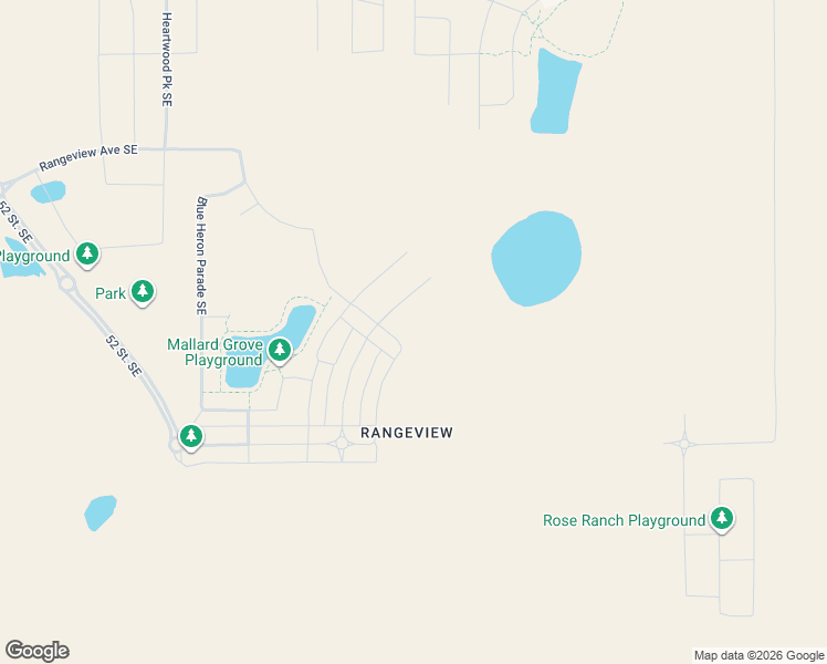 map of restaurants, bars, coffee shops, grocery stores, and more near 19249 72 Street Southeast in Calgary