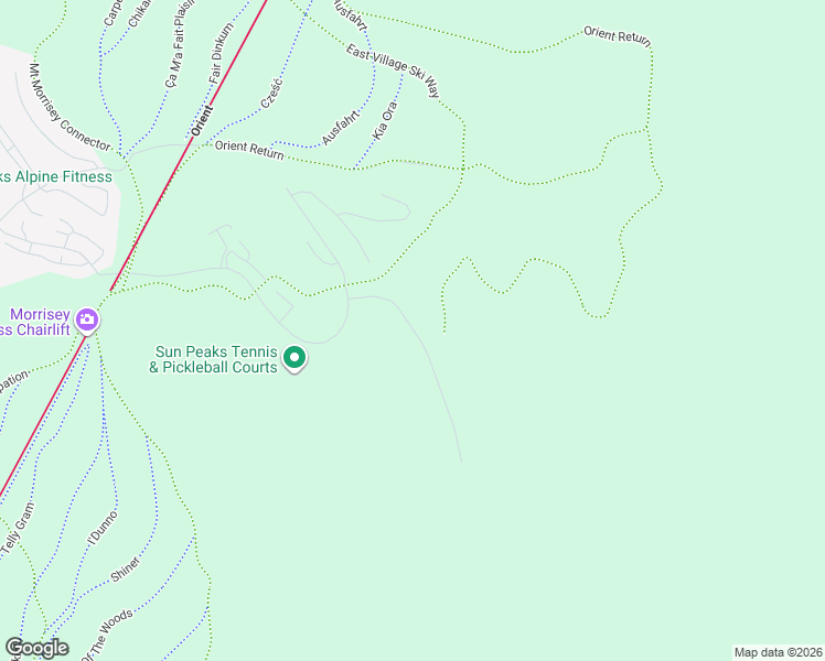 map of restaurants, bars, coffee shops, grocery stores, and more near in Sun Peaks