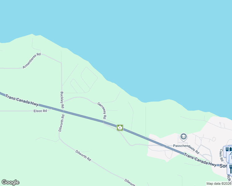 map of restaurants, bars, coffee shops, grocery stores, and more near 1007 Cambrai Road in Sorrento