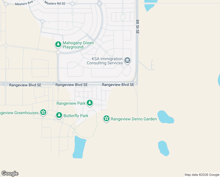 map of restaurants, bars, coffee shops, grocery stores, and more near in Calgary