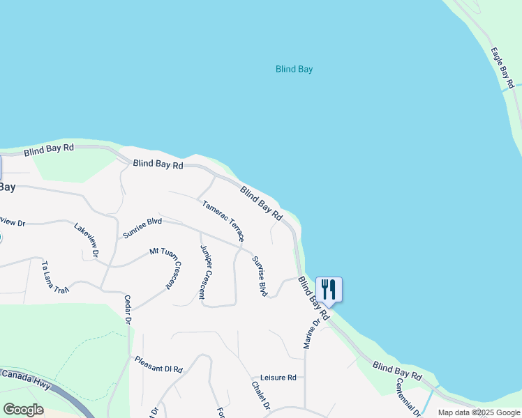 2440 Blind Bay Road, Blind Bay BC Walk Score