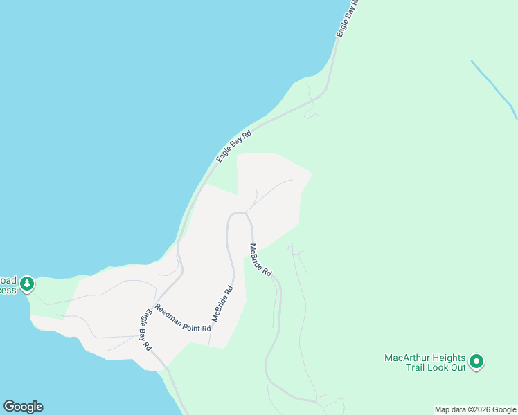 map of restaurants, bars, coffee shops, grocery stores, and more near 2584 Duncan Road in Blind Bay