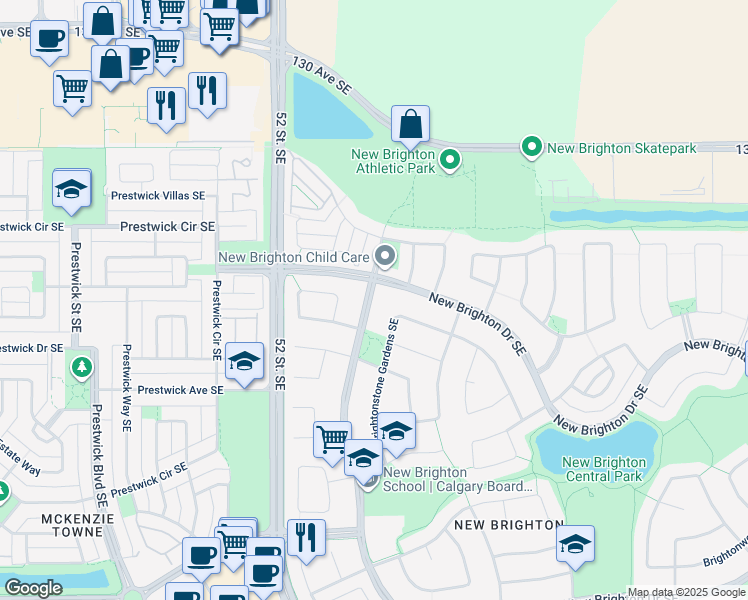 New Brighton Calgary Map 228 New Brighton Drive Southeast, Calgary Ab - Walk Score