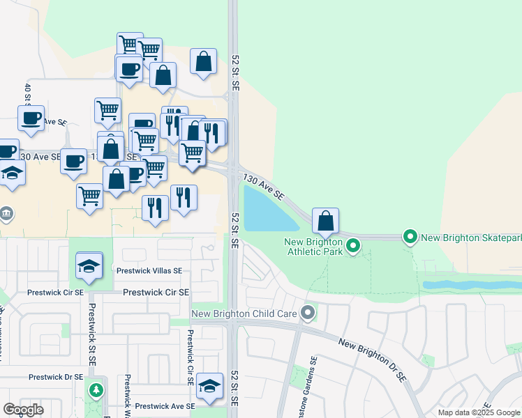 New Brighton Calgary Map New Brighton Point Southeast, Calgary Ab - Walk Score