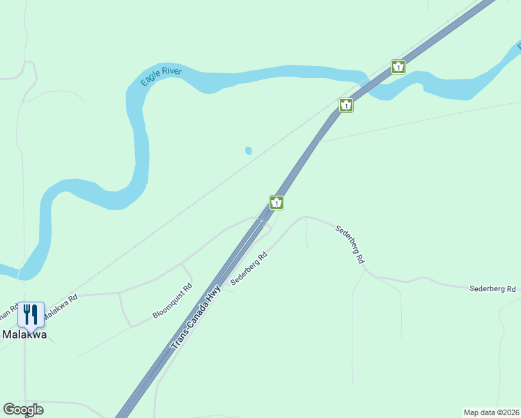 map of restaurants, bars, coffee shops, grocery stores, and more near 4321 Kirk Road in Malakwa