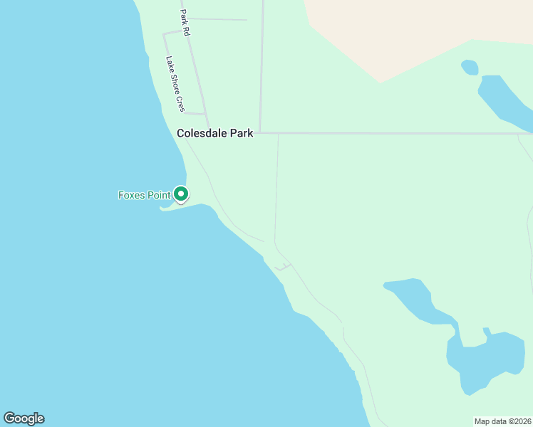 map of restaurants, bars, coffee shops, grocery stores, and more near Unnamed Road in Regina Beach