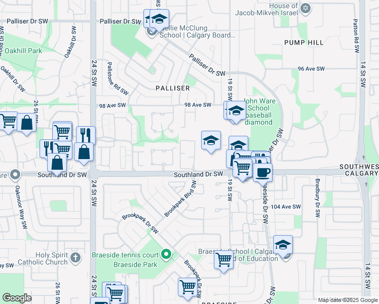 2120 Southland Drive Southwest, Calgary AB Walk Score
