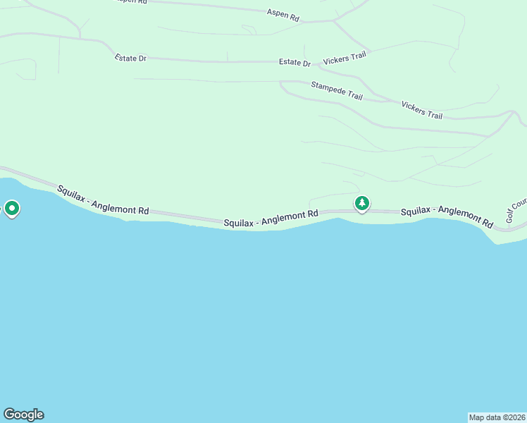map of restaurants, bars, coffee shops, grocery stores, and more near 7469 Squilax-Anglemont Road in Anglemont
