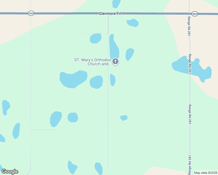 map of restaurants, bars, coffee shops, grocery stores, and more near Glenmore View Road in Division No. 6