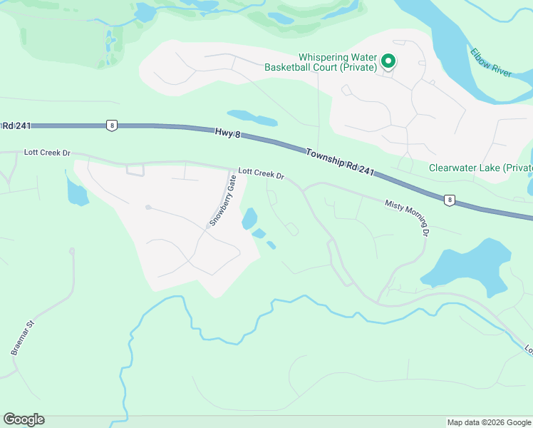 map of restaurants, bars, coffee shops, grocery stores, and more near 127 Whispering Woods Terrace in Calgary