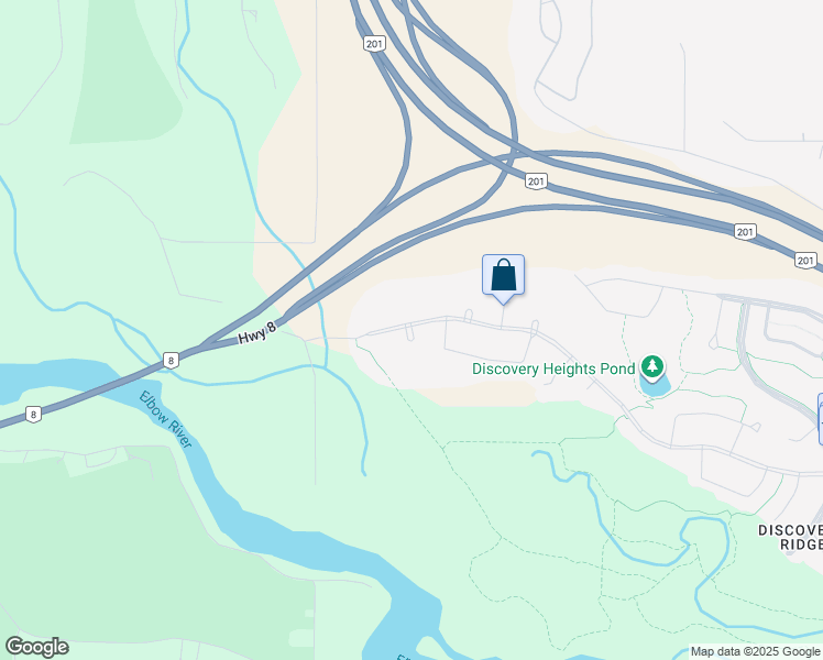 map of restaurants, bars, coffee shops, grocery stores, and more near 432 400 Discovery Ridge Bay Southwest in Calgary