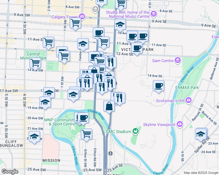 1705 Macleod Trail Southeast, Calgary AB Walk Score