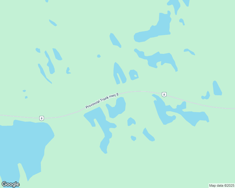 map of restaurants, bars, coffee shops, grocery stores, and more near Provincial Trunk Highway 8 in Riverton