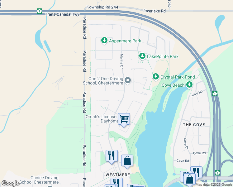 120 Aspenmere Drive, Chestermere AB Walk Score