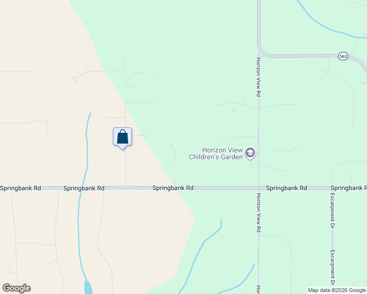 map of restaurants, bars, coffee shops, grocery stores, and more near 30080 Springbank Road in Calgary