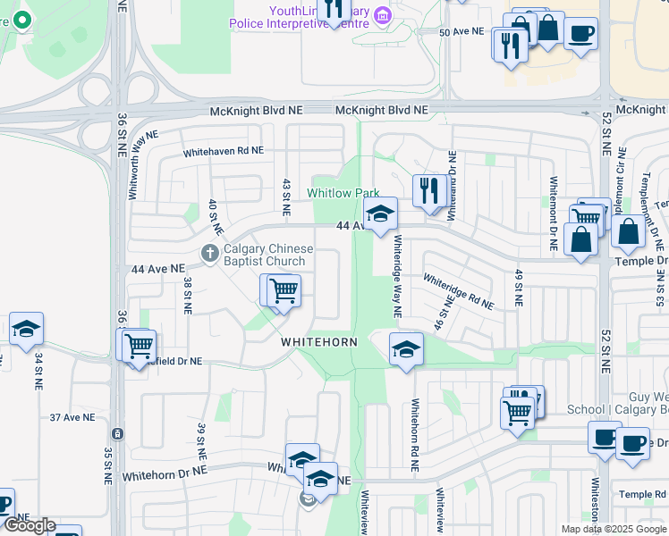 67 Whitefield Crescent Northeast, Calgary AB Walk Score