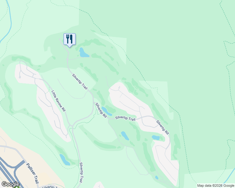 map of restaurants, bars, coffee shops, grocery stores, and more near 141 Stonecreek Road in Canmore