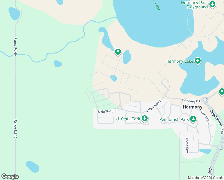 map of restaurants, bars, coffee shops, grocery stores, and more near Range Road 35 in Calgary