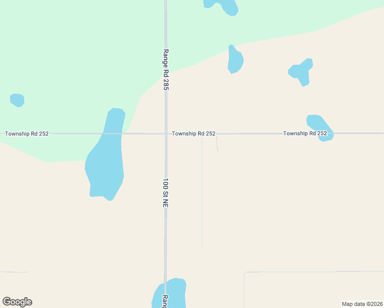 map of restaurants, bars, coffee shops, grocery stores, and more near 284211 Township Road 252 in Rocky View County