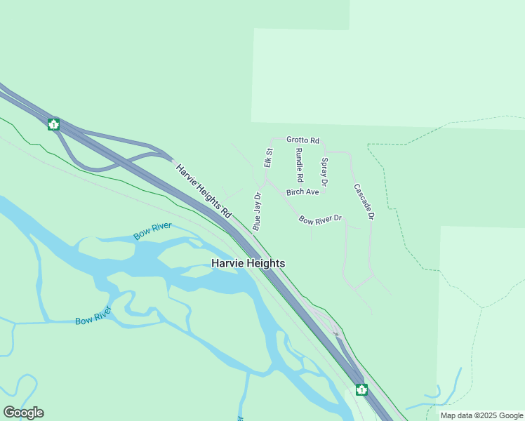 map of restaurants, bars, coffee shops, grocery stores, and more near 202 Blue Jay Drive in Harvie Heights