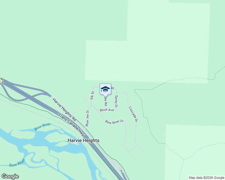 map of restaurants, bars, coffee shops, grocery stores, and more near 77 Grotto Road in Harvie Heights