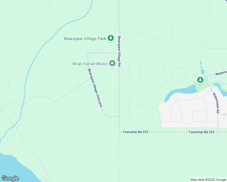map of restaurants, bars, coffee shops, grocery stores, and more near 603 Bearspaw Village Road in Calgary