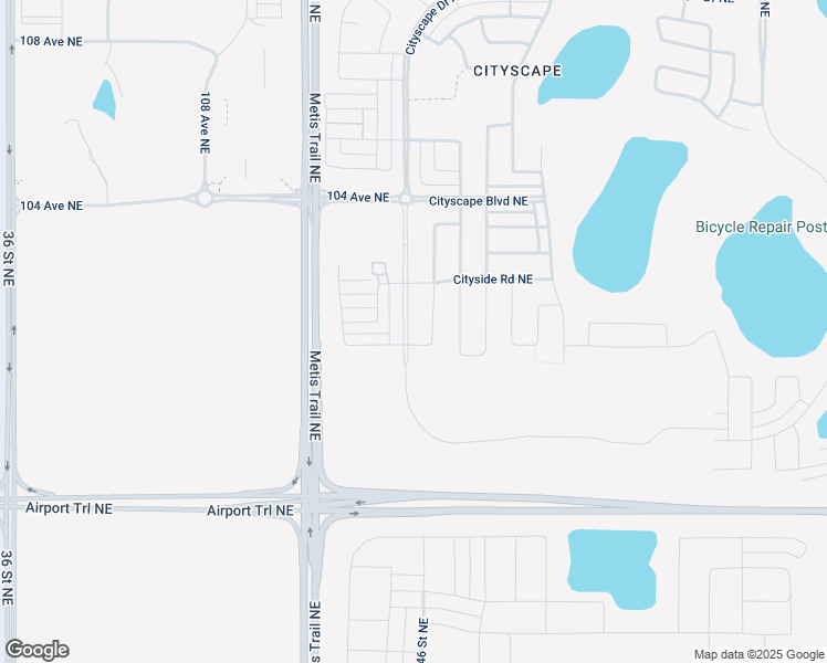 map of restaurants, bars, coffee shops, grocery stores, and more near 10333 Cityscape Drive in Calgary