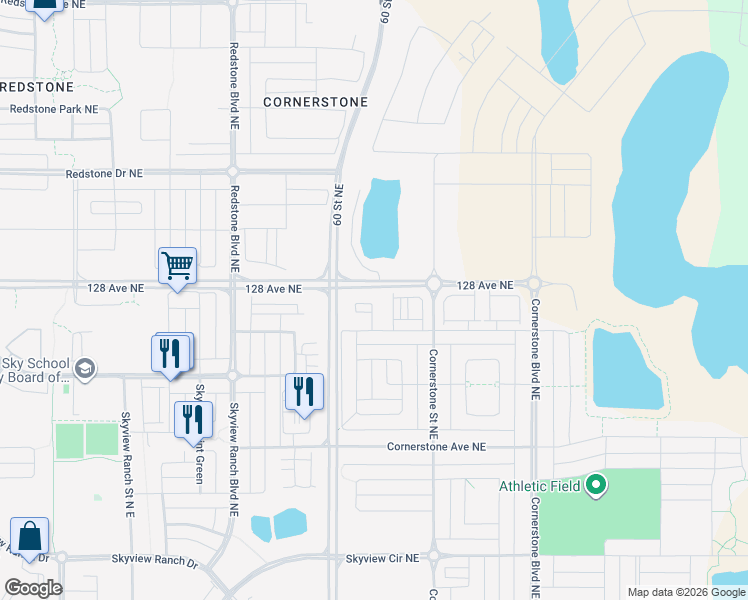 map of restaurants, bars, coffee shops, grocery stores, and more near in Calgary