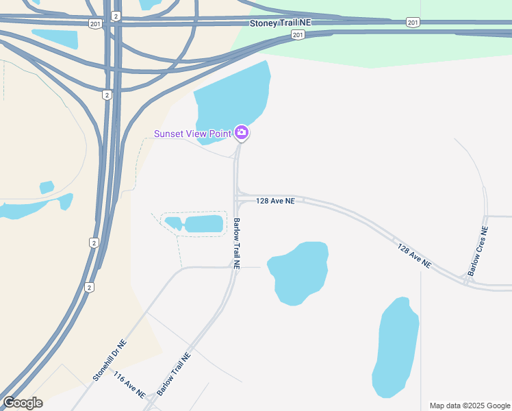 map of restaurants, bars, coffee shops, grocery stores, and more near Barlow Trail Northeast in Calgary