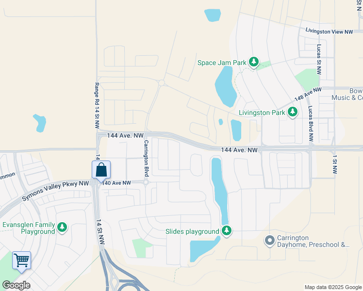 map of restaurants, bars, coffee shops, grocery stores, and more near in Calgary