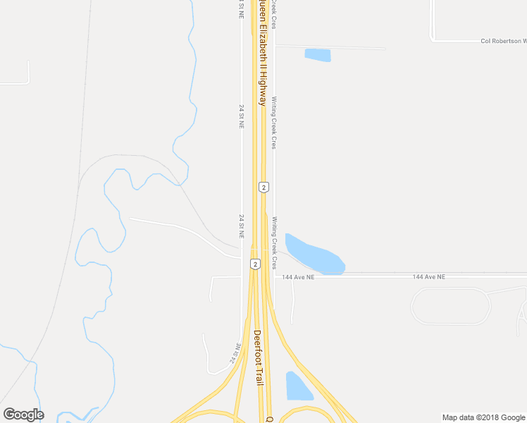 map of restaurants, bars, coffee shops, grocery stores, and more near Queen Elizabeth II Highway in Calgary