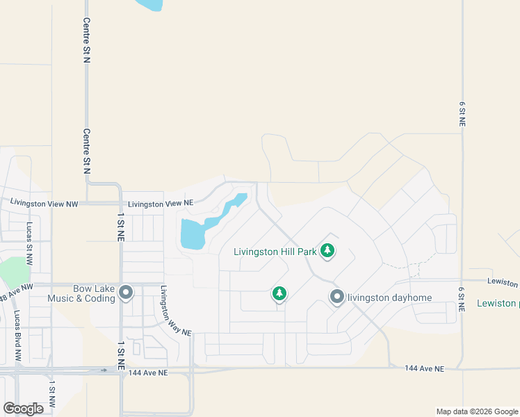 map of restaurants, bars, coffee shops, grocery stores, and more near 472 Livingston Hill Northeast in Calgary