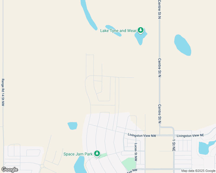 map of restaurants, bars, coffee shops, grocery stores, and more near Centre Street North in Balzac